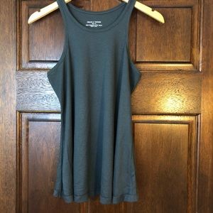 Chelsea & Theodore sleeveless high neck racerback tank size M basic minimalist